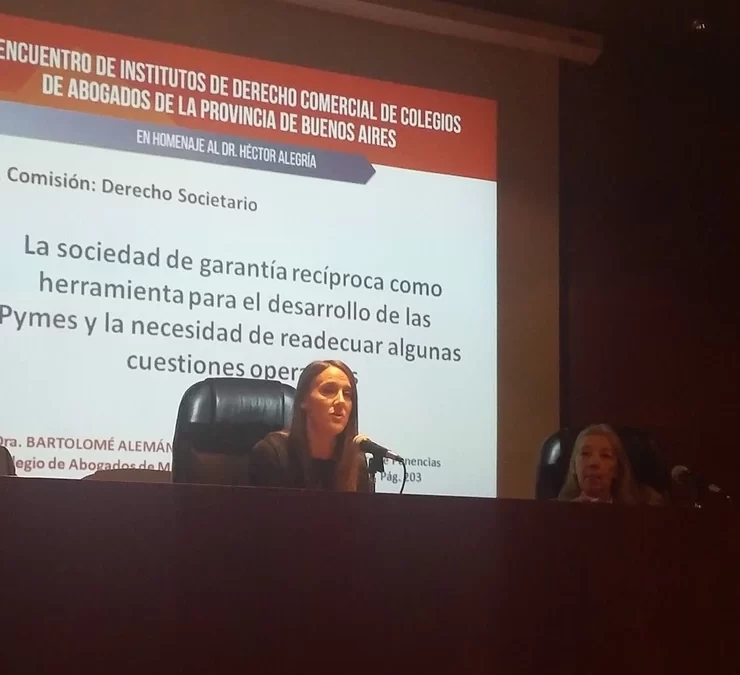 Concluyó el LXV Encuentro de Institutos de Derecho Comercial